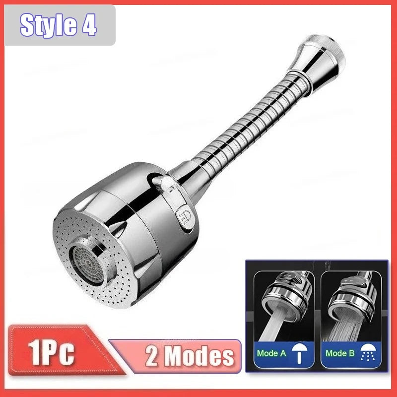 Extension de robinet rotative à 360 degrés, 2/3 modes, économie d'eau, adaptateur de buse de barboteur pour cuisine et salle de bains, accessoires de robinetterie de maison