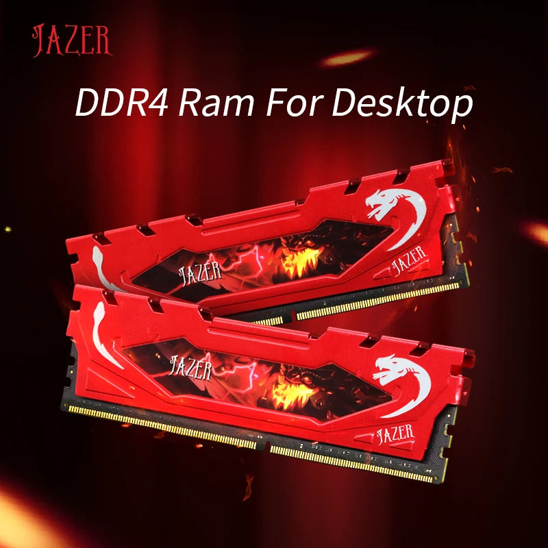 Barrette RAM DDR4 JAZER 8 Go / 16 Go 3200 MHz — Mémoire PC Bureau