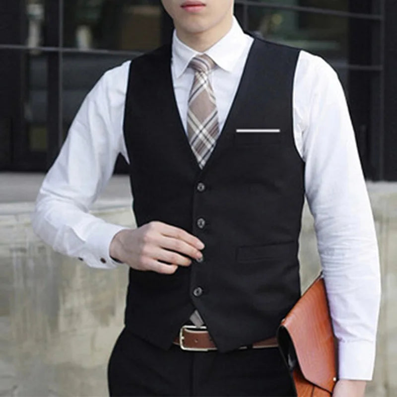 Blazer gilet formel pour homme — smoking décontracté, slim, tout neuf