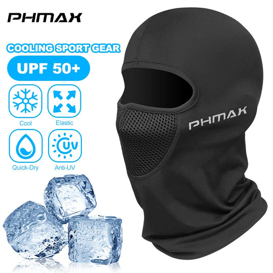 Masque d'équitation moto — protection vent et chaleur, masque complet respirant, cagoule, écharpe