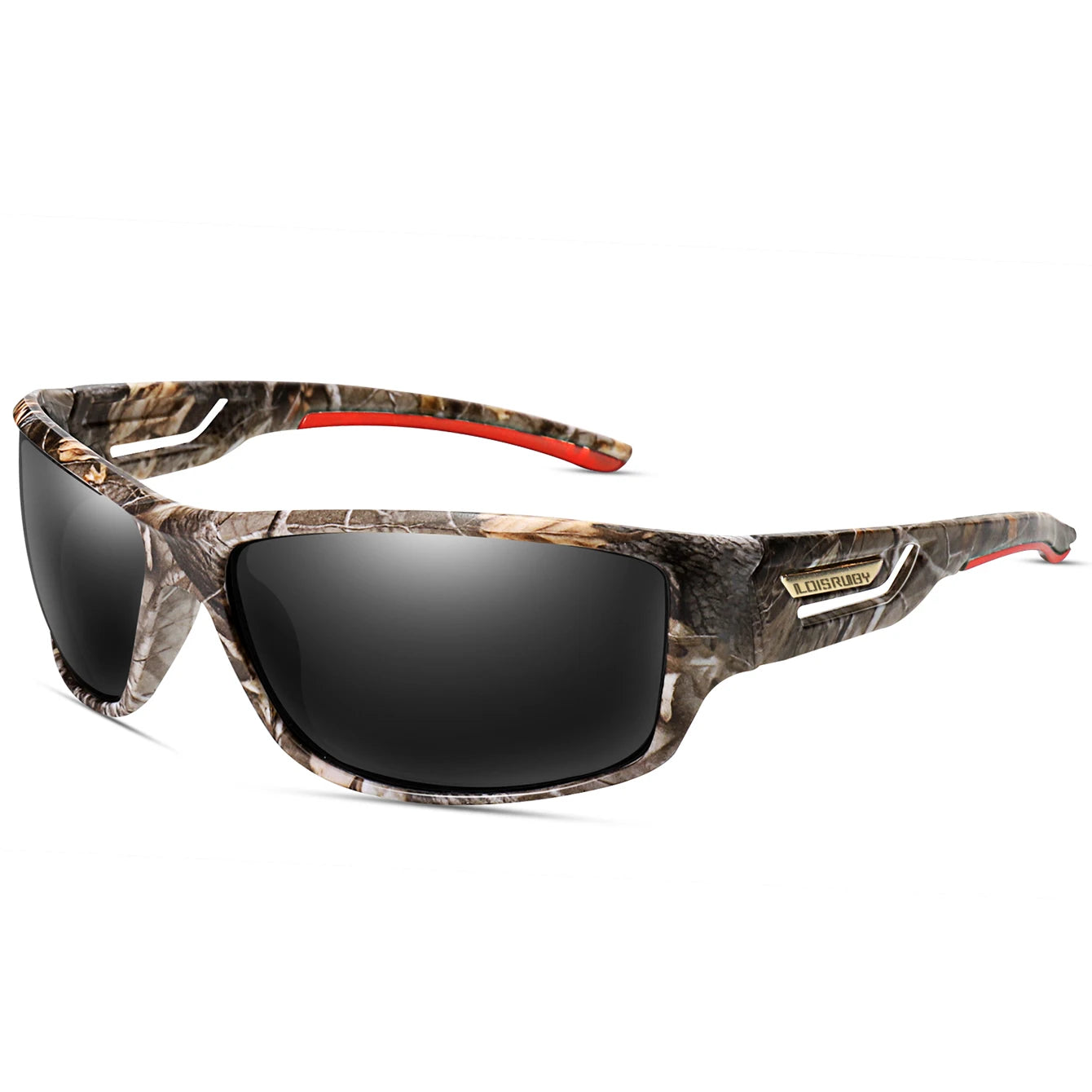 Lunettes de pêche polarisées camouflage — conduite, sports de plein air, cyclisme, course, UV400