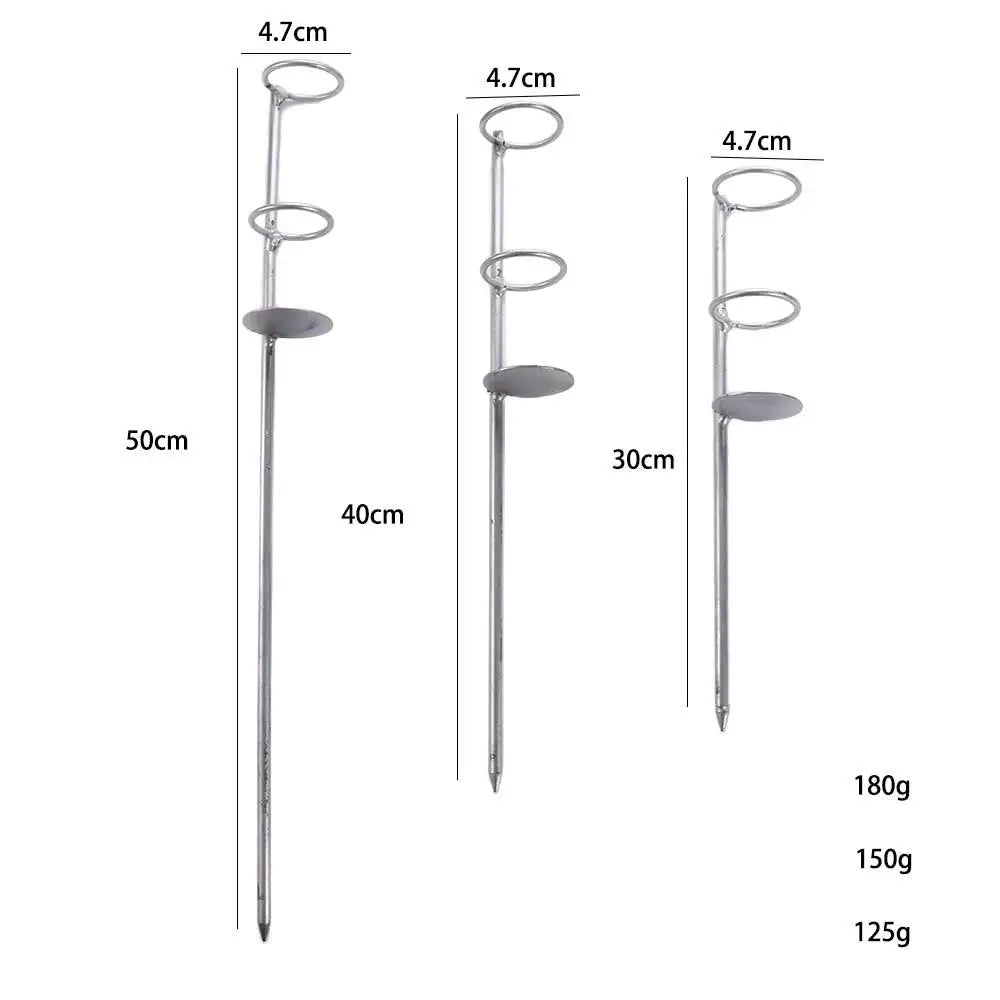 Support de canne à pêche en acier inoxydable, 30/40/50cm, Support de canne à pêche
