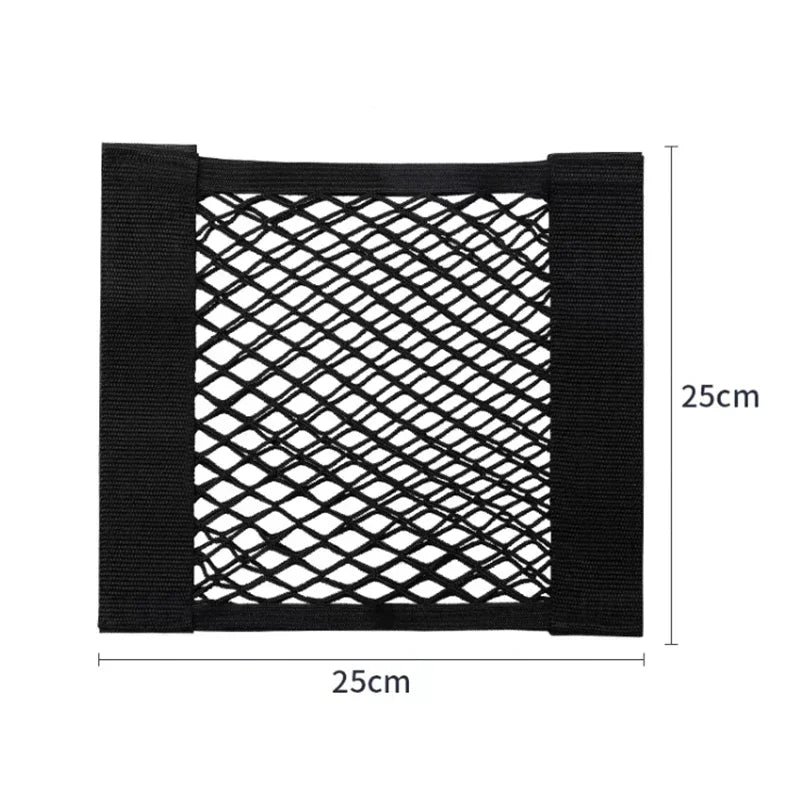 Car Trunk Storage Net, Magic Artificial Elastic Sticker, Universal, Rear Seat Bag