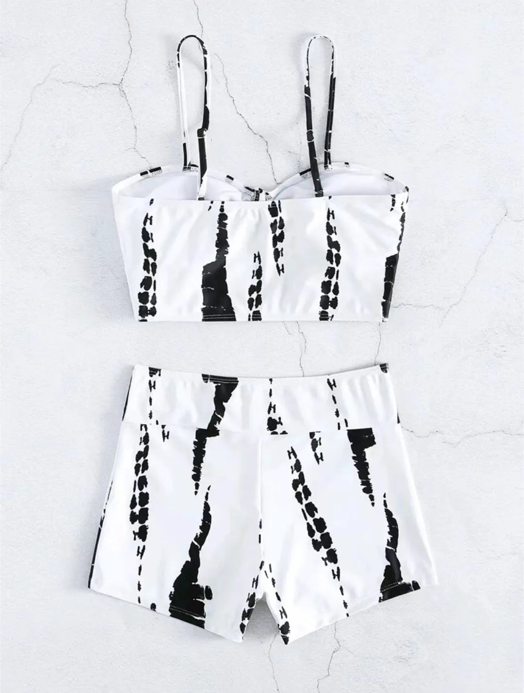 Maillots de bain femme 2026 : Bikinis short à cordon de serrage devant, taille haute, pour la natation et la plage