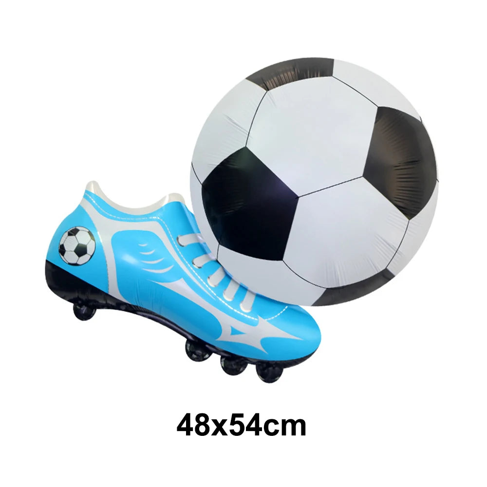Ballons Aluminium Thème Football — Décoration Fête Anniversaire & Baby Shower Enfant