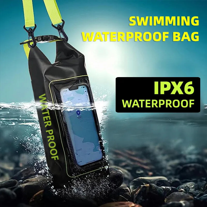 2L 5L sac sec sac de natation écran tactile extérieur étanche Kayak sac de rangement Trekking dérive Rafting surf canotage sac à dos