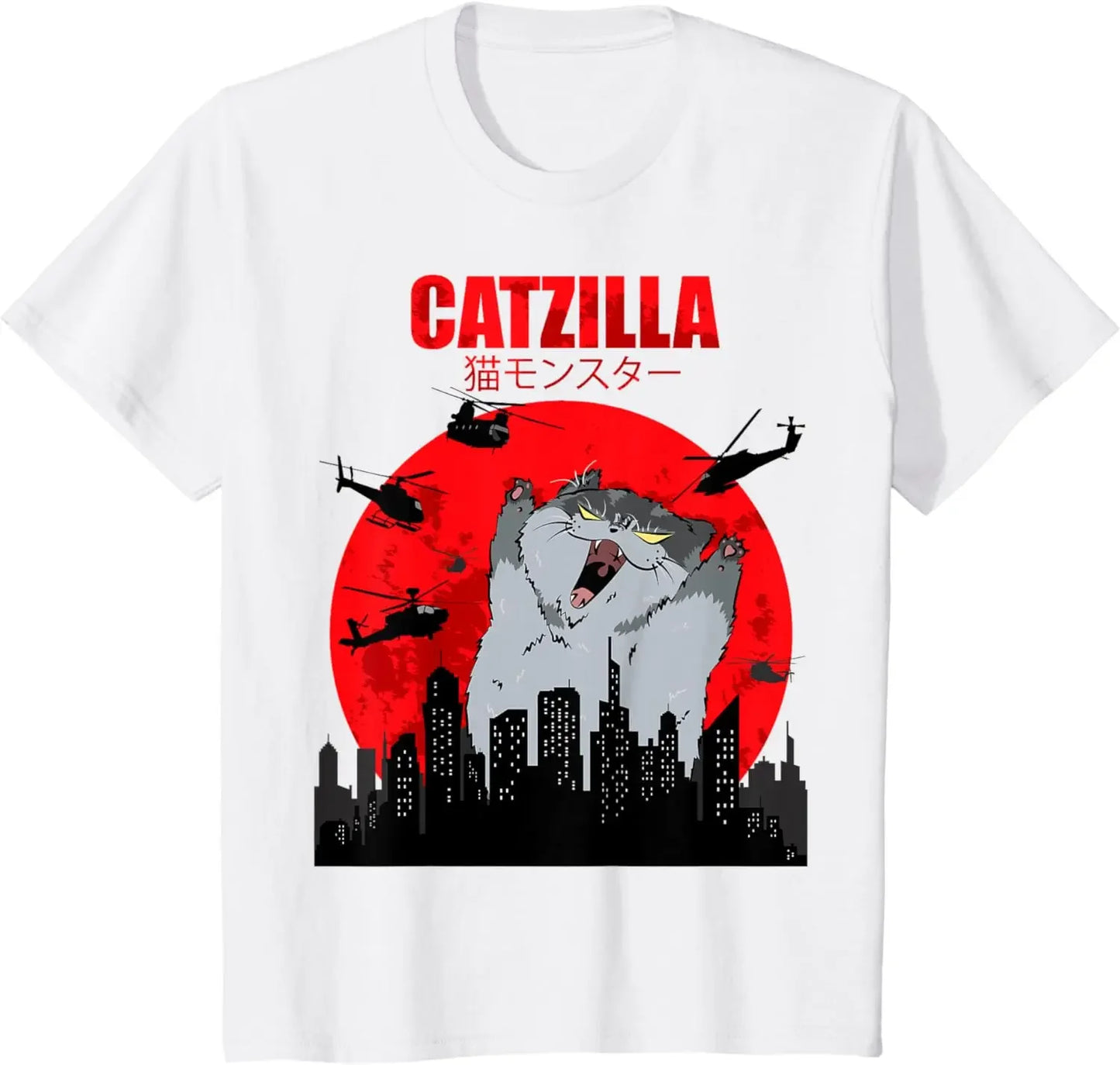 T-shirt graphique chat art japonais — amoureux des chats, vêtements femmes, mode