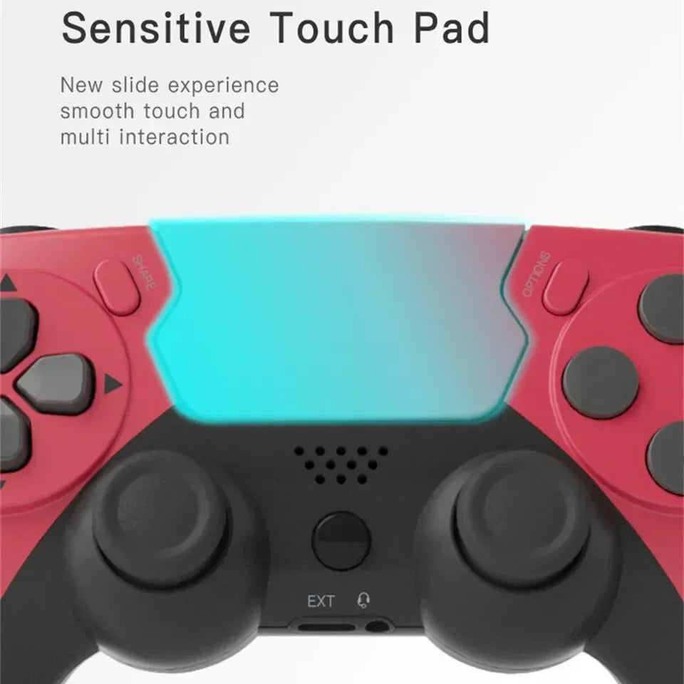 Manette de jeu sans fil — gyroscope six axes, compatible consoles et PC, double vibration