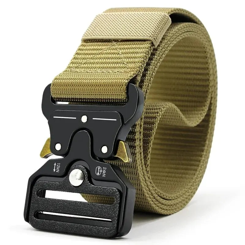 Cinturón multifuncional para hombre, lona de alta calidad para nailon, cinturón de lujo para hombre, jeans deportivos para mujer
