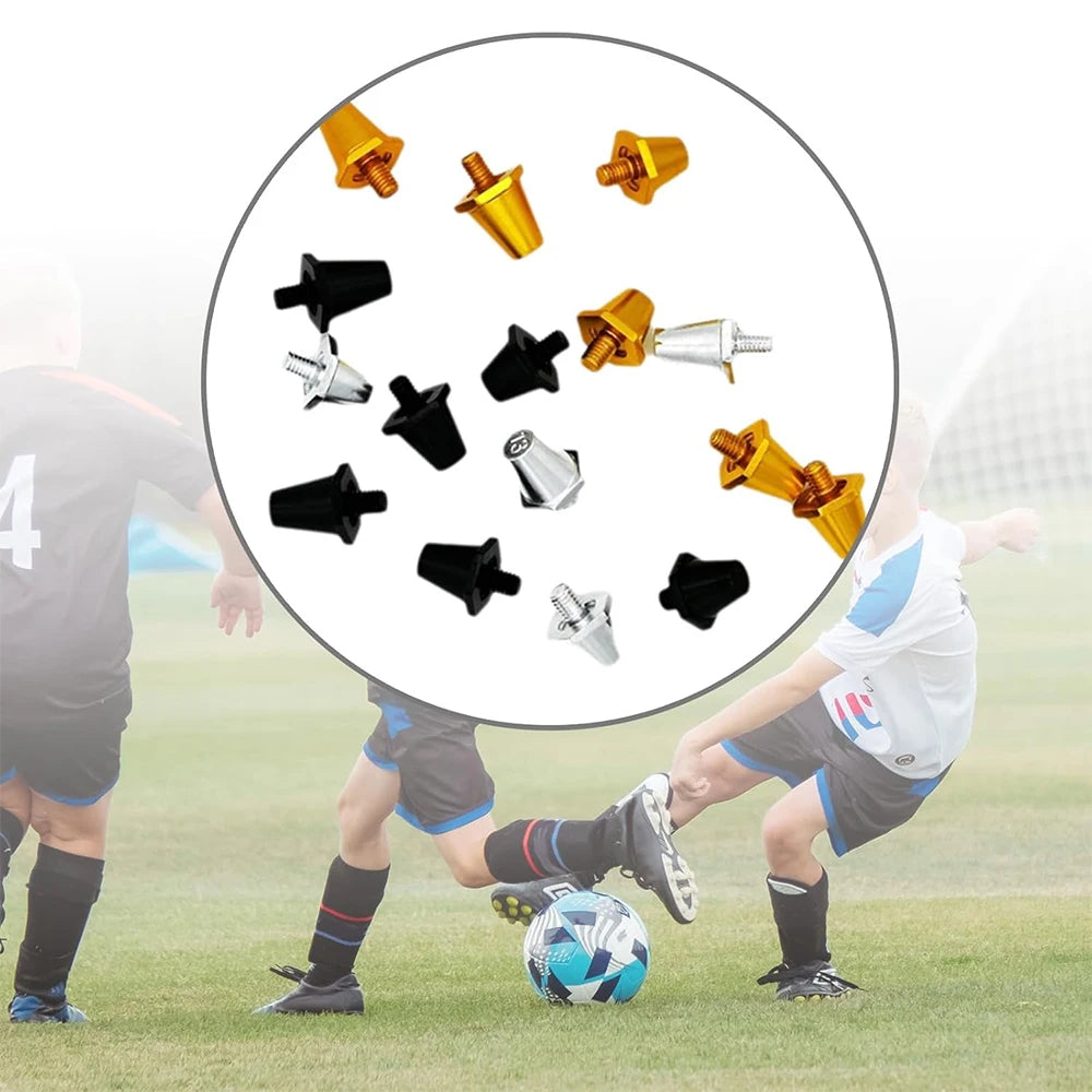 Crampons de Remplacement Football Alliage Aluminium — Filetage M5, Lot de 4 ou 12