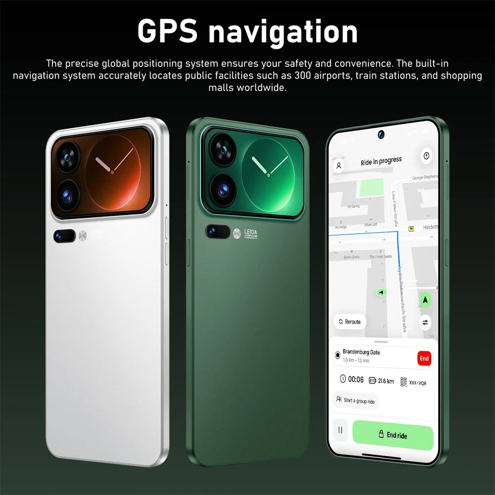 NOUVEAU HOT M17 Pro Max Smartphone 7.3HD Original Pas Cher 5G Double Carte Double Veille Téléphones Mobiles 7800mAh Android 15 Téléphones Mobiles
