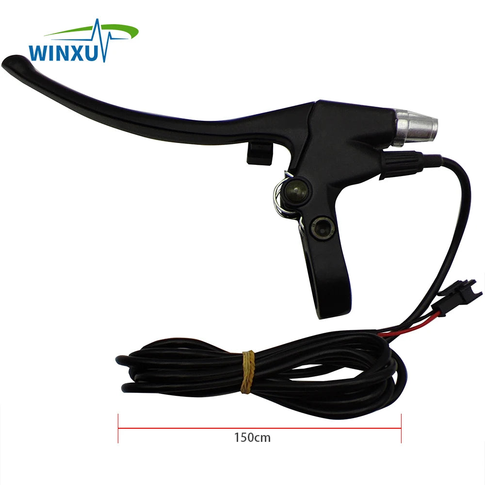 Freno de bicicleta eléctrica, apagado electrónico, nivel alto/bajo, maneta de freno mecánica para patinete eléctrico, bicicleta eléctrica