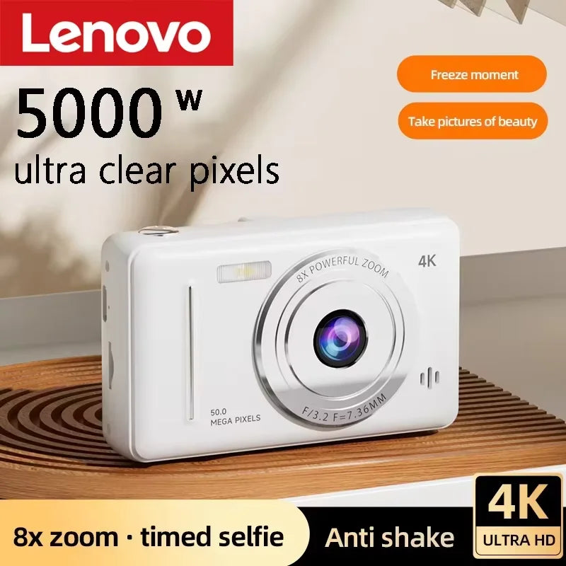 Cámara digital Xiaomi 4K Retro CCD portátil de nivel de entrada con doble cámara Flash de 50 millones de píxeles y enfoque automático