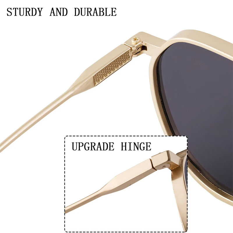 Lunettes de soleil ovales vintage pour hommes — livraison directe, nouveau