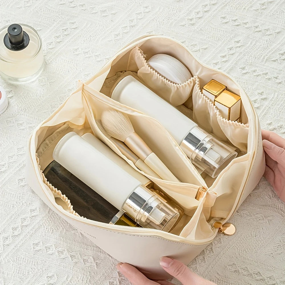 Luxury Makeup Bag for Women, Toiletry Bag, Cosmetic Bag, Powder Storage Box, Travel Zippered Cosmetic Pouch
