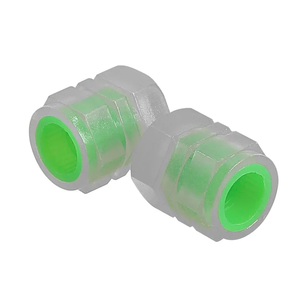 Válvulas de neumático luminosas fluorescentes para Ninebot Max G30 G2 para Xiaomi M365 Pro Mi4 Mi3, boquilla de rueda de patinete eléctrico, válvula de neumático