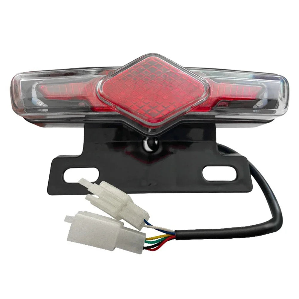 Waterproof LED Headlight for Electric Bicycle, Turn Signals, Taillight, 36V, 48V, 60V