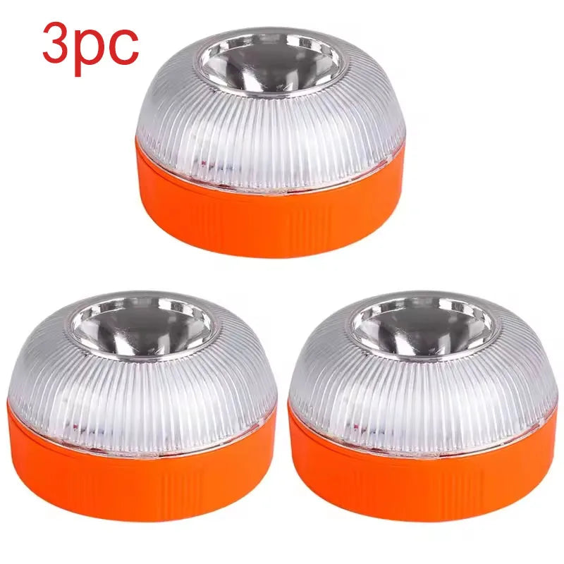 Lumière d'urgence LED pour voiture, clignotant, stroboscope à Induction magnétique, avertissement Portable, accessoire de sécurité pour accidents routiers, 1/2/3/4 pièces