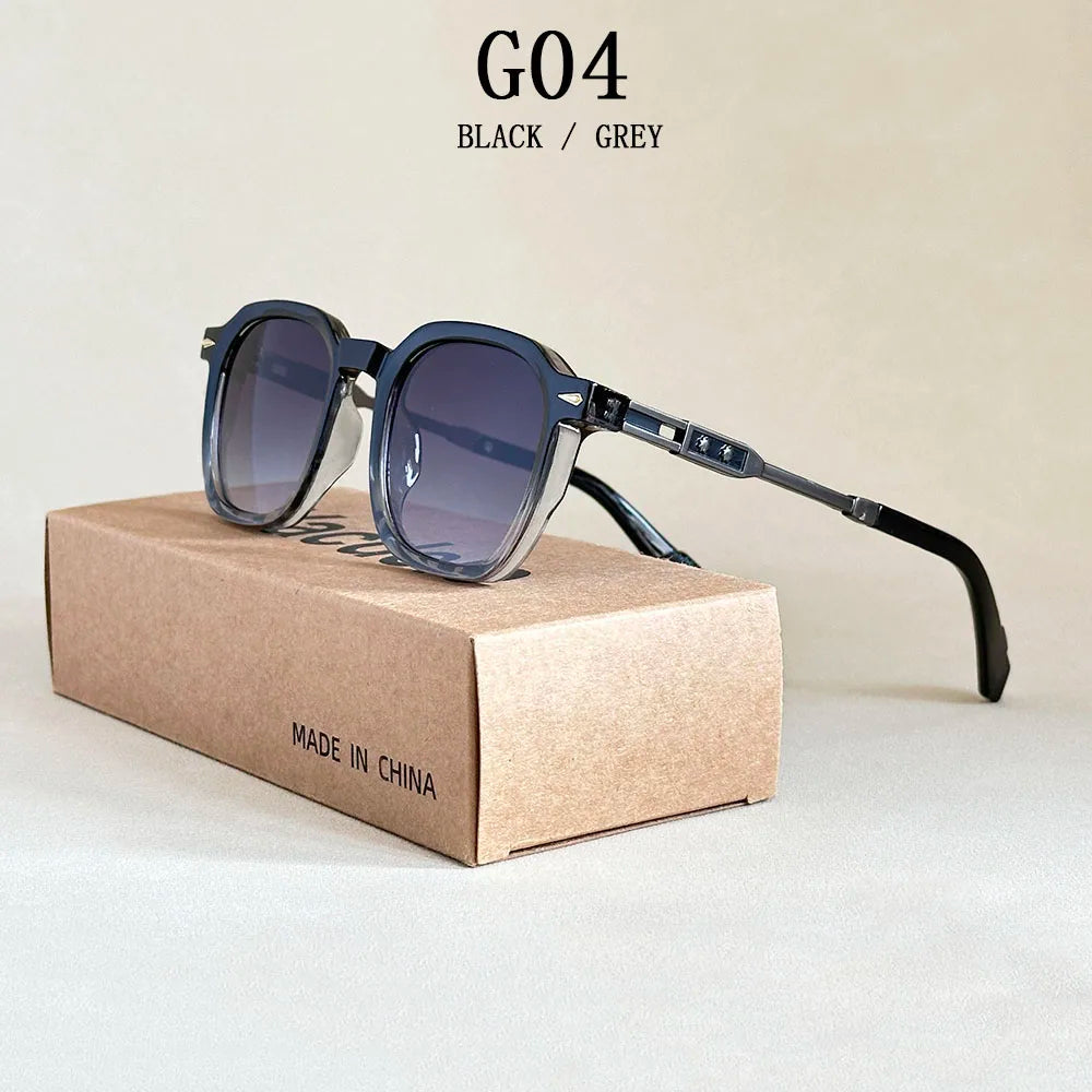 Lunettes de soleil pour hommes vintage — femmes, rétro, mode, vacances, 2025