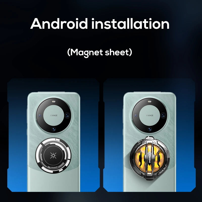 Refroidisseur téléphone semi-conducteur magnétique/clip — refroidissement rapide, gaming, diffusion en direct