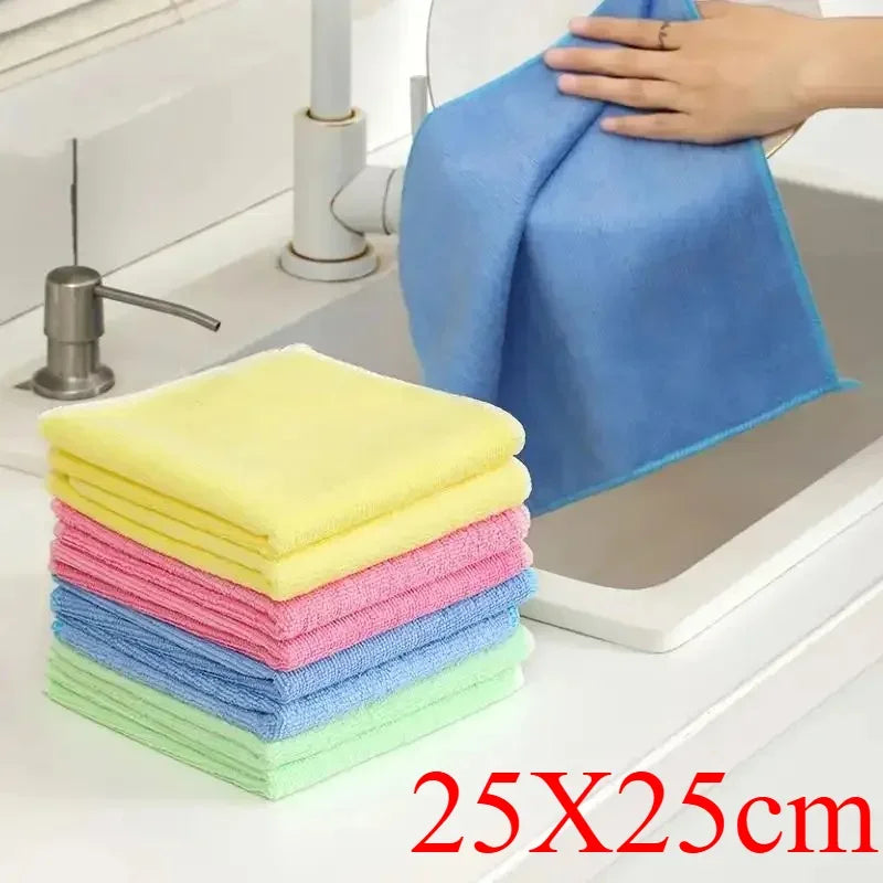 Ensemble de grillades à livres absorbantes, douces et anti-tâches, fibre ultrafine, serviettes de cuisine, gris clair, 5 pièces, 10 pièces, 20 pièces