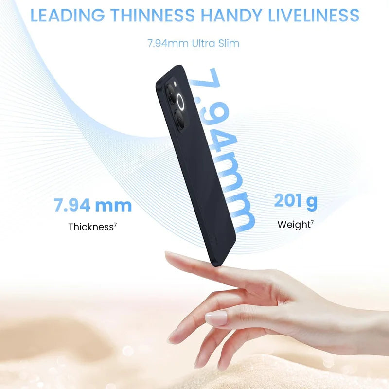 Realme Note 70T AI Smartphone Version mondiale 6.75 pouces 90Hz écran 6000mAh batterie 13MP Al caméra octa-core Chipset IP54