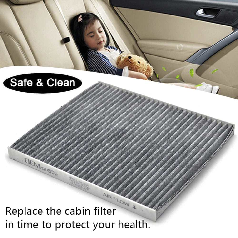 Filtre À Air Cabine Charbon Actif — Compatible Voitures Coréennes Anti-Pollen
