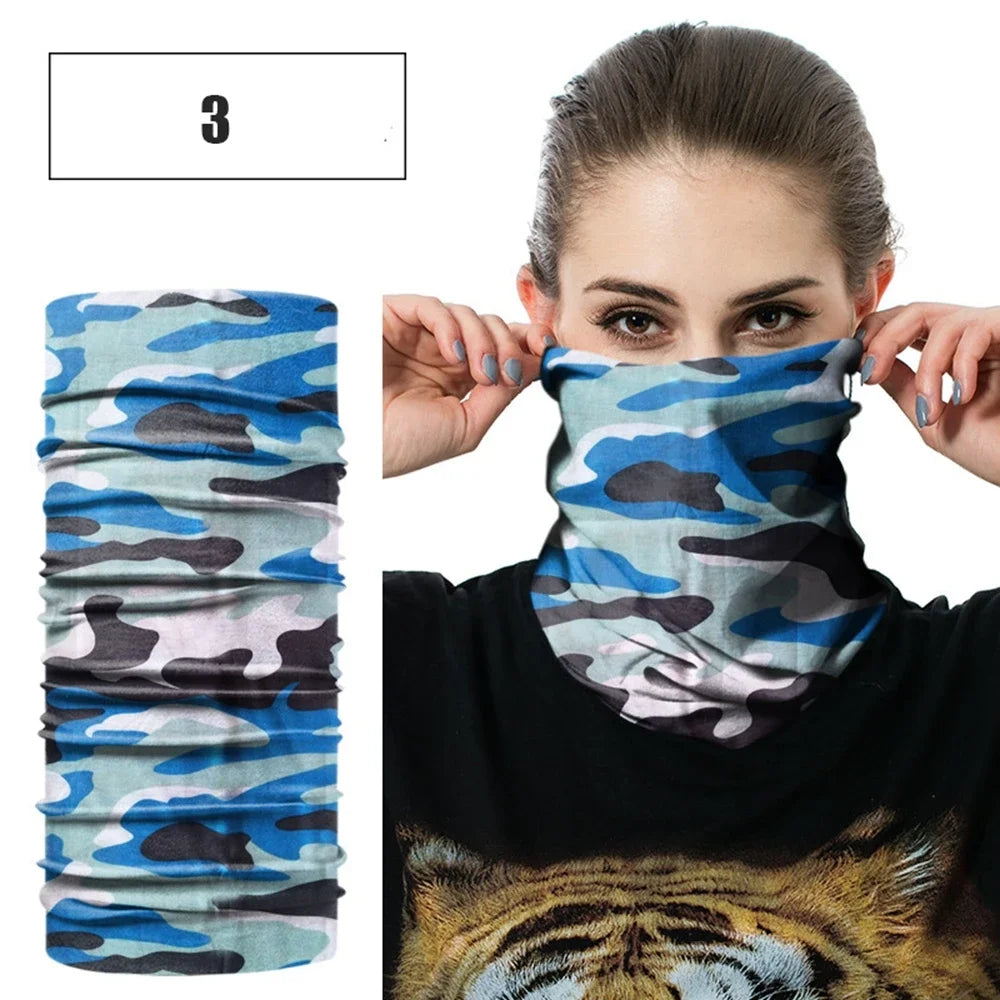 Écharpe de sport anti-poussière pour hommes et femmes, col pare-soleil, bandana pour la tête, le visage, le cou, la pêche en plein air