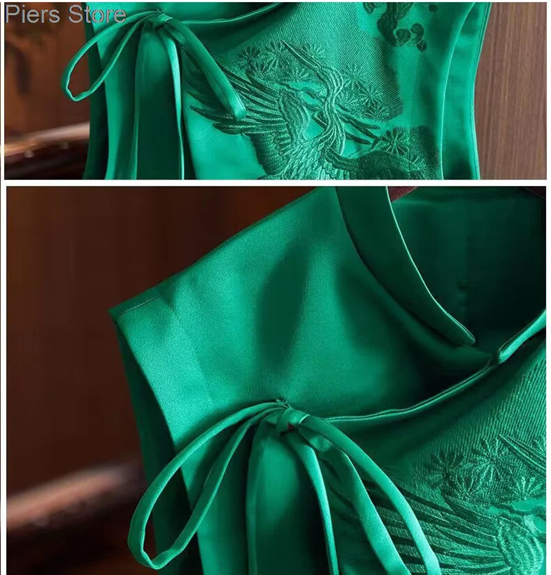 Débardeurs ethniques vintage pour femmes, chemisier Hanfu imprimé de style chinois, vêtements traditionnels chinois, costume Tang, chemise Gilet, nouveau