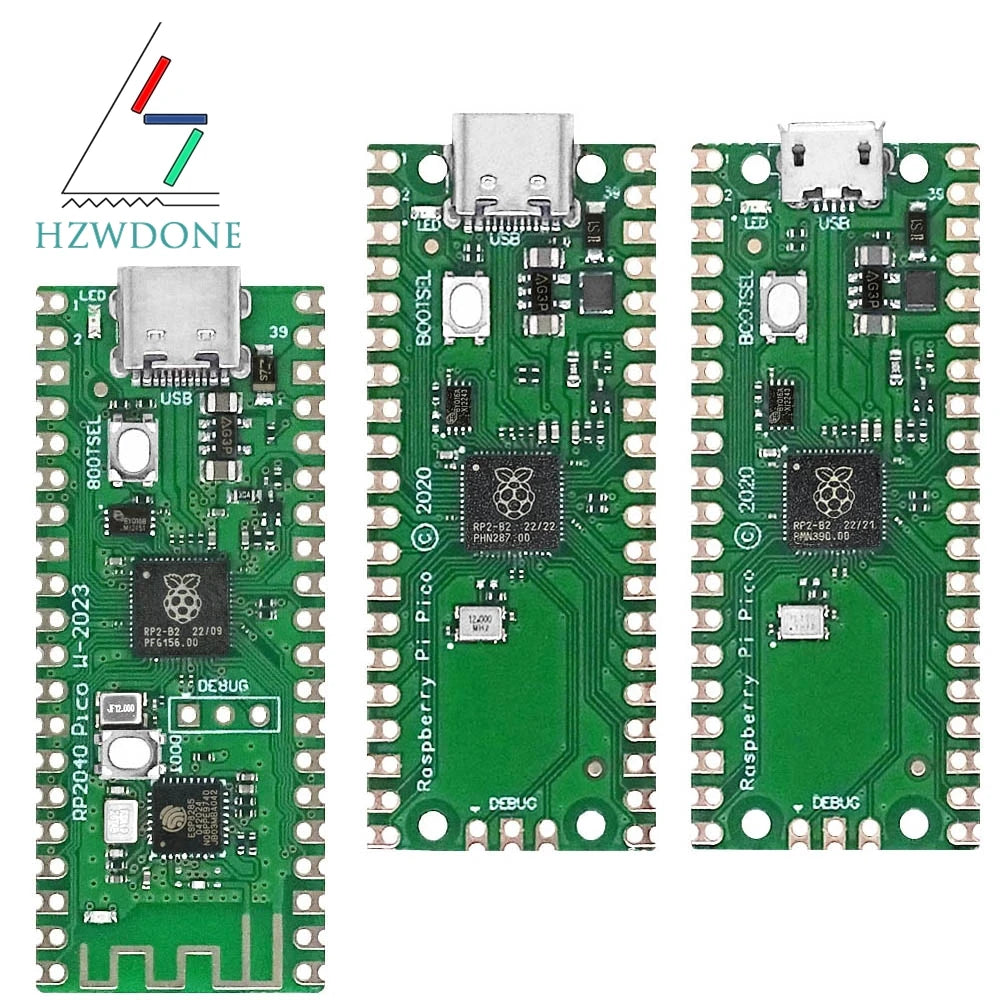 Raspberry Pi Pico Board RP2040 PICO W Dual-Core 264KB ARM micro-ordinateurs faible consommation processeur Cortex-M0 + haute Performance