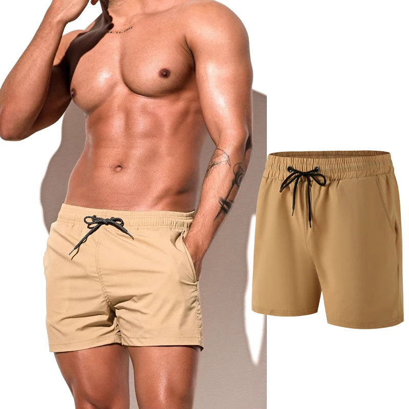 Hommes Shorts de natation été troncs maillots de bain séchage rapide conseil pantalon court maillot de bain Sport maillot de bain surf plage Shorts de bain hommes