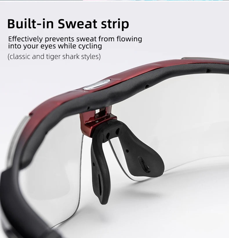 Lunettes de soleil sport cyclisme polarisées — route, VTT, équitation, protection, 5 lentilles