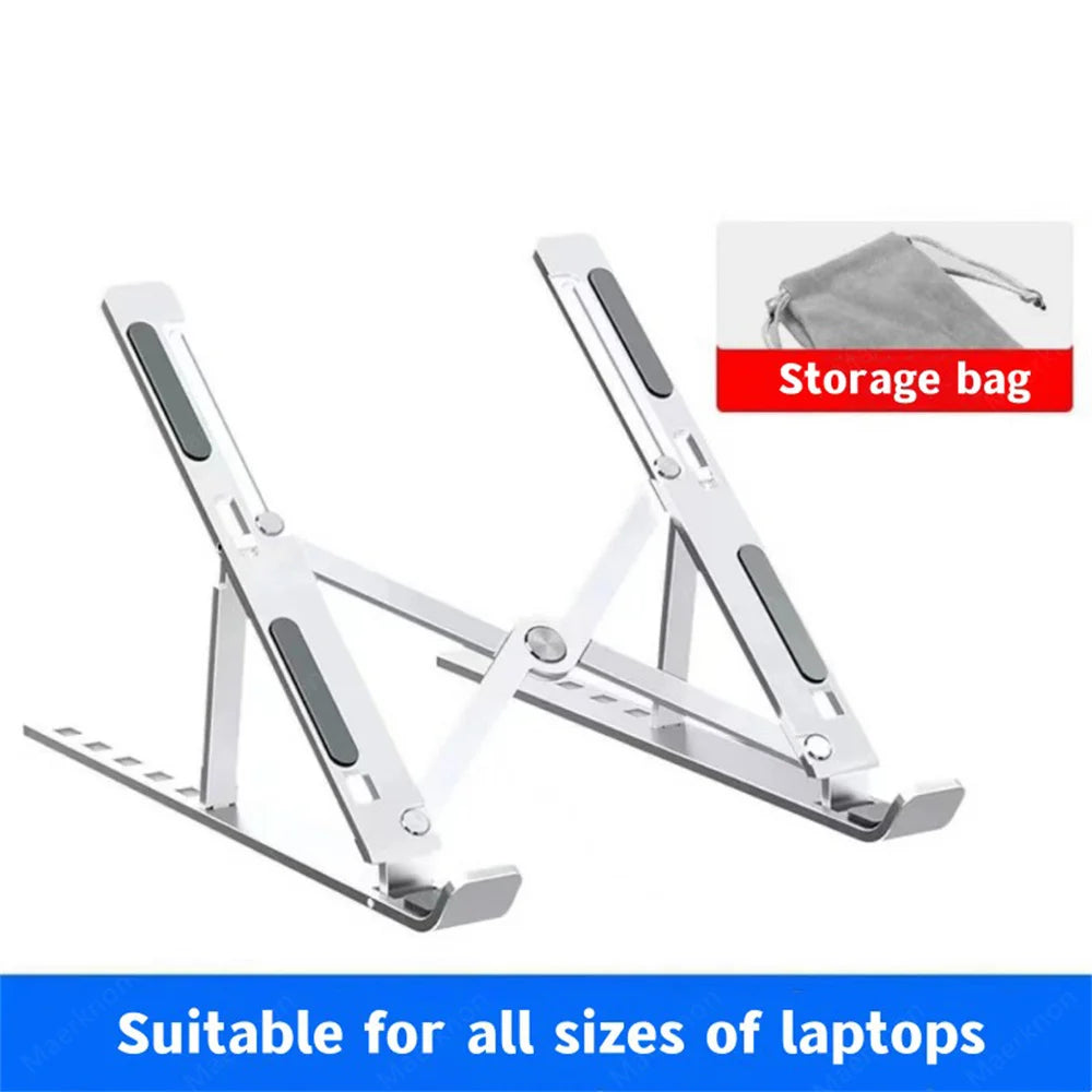 Support ordinateur portable en aluminium réglable — refroidissement, lévitation, accessoires bureau