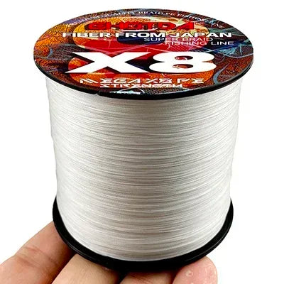 GHOTDA LURE FISH X8 lignes de pêche 300M 100M 8 brins fils tressés Multifilament PE ligne pour carpe cordon de pêche 18LB-78LB lisse