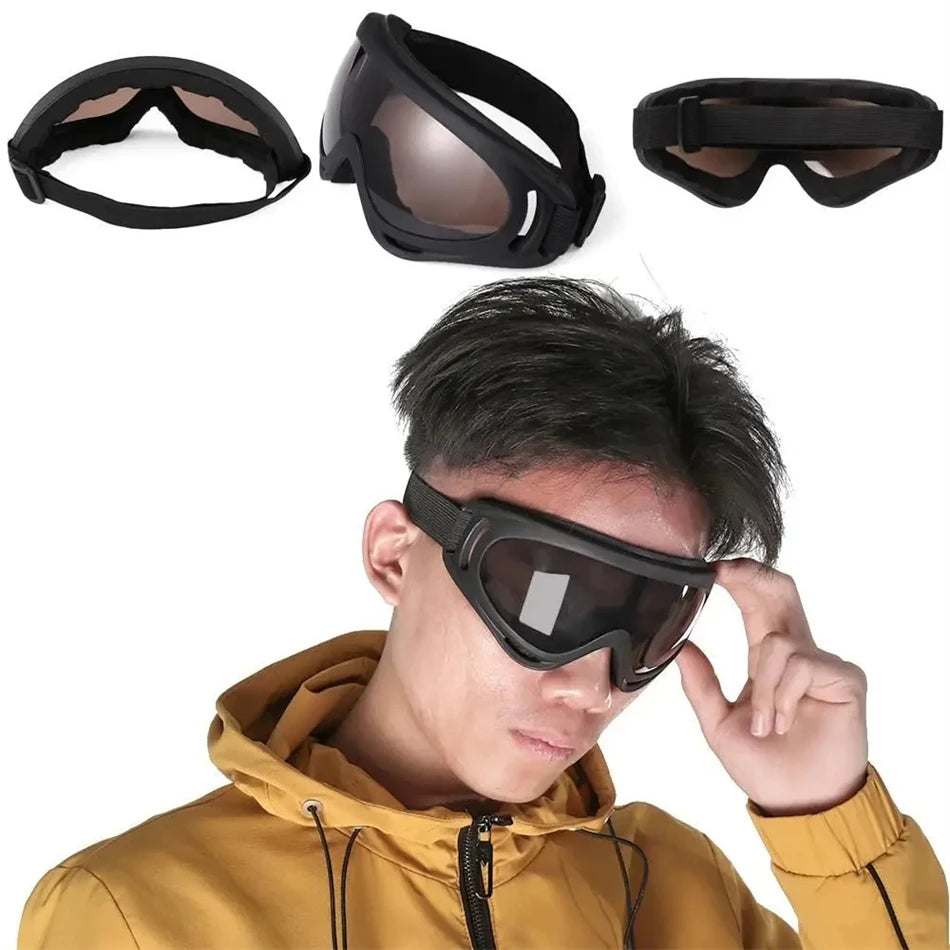 Lunettes de Cyclisme & Motocross — Masque Sport, Ski, Protection UV, Coupe-Vent, Unisexe