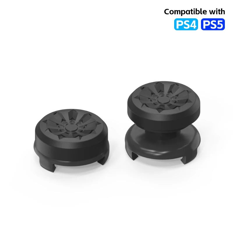 Capuchones de extensión de agarre para mando de juego PS4, 2 piezas, empuñaduras de palanca de pulgar, cubiertas de altura alta/baja para PS4 5, Xbox