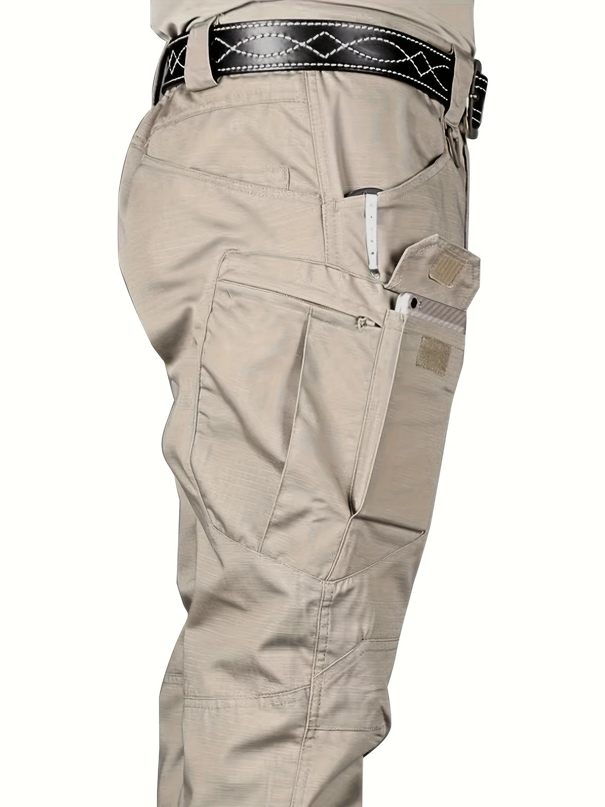 Pantalon Cargo tactique pour hommes, grande taille 6XL, pantalon de sport décontracté en plein air, randonnée pêche, imperméable, multi-poches
