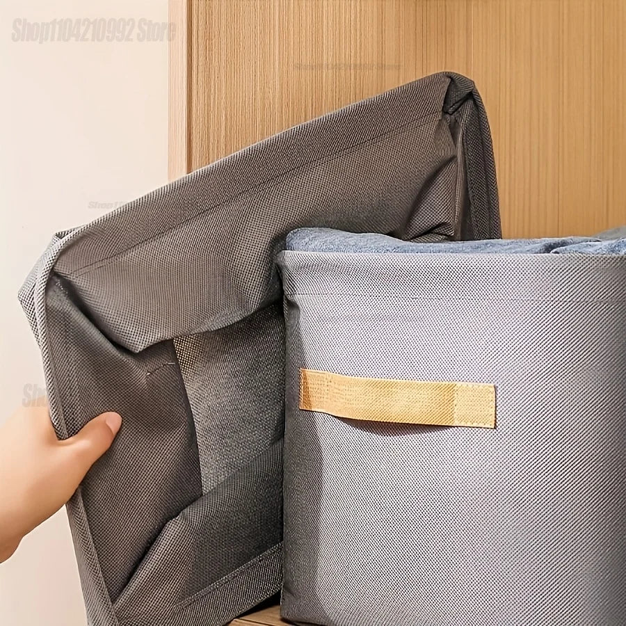 Wardrobe Storage Box, Fabric Storage Basket, Storage Box, Dormitory Wardrobe Storage Box, for Home, Dorm, and Spaces