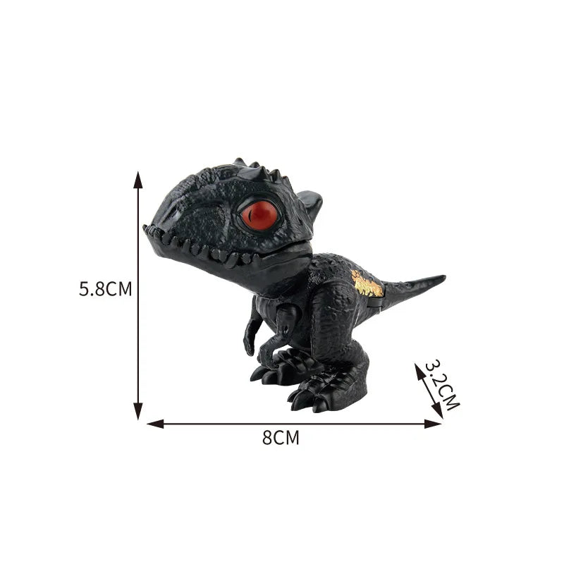 Dinosaure jurassique Triceratops tyrannosaure, modèle de jouets pour enfants, dinosaures créatifs pour mordre les doigts, jouet interactif, cadeau pour garçon