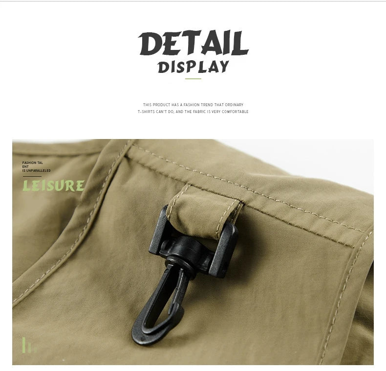 FGKKS – gilet multi-poches pour hommes, nouveau gilet de pêche respirant pour l'extérieur, design de qualité, veste de loisirs de haute technologie pour hommes