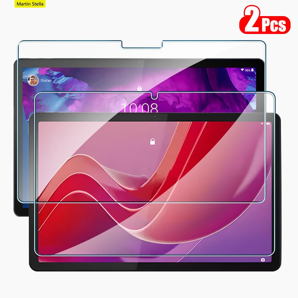 Protecteur d'écran en verre trempé pour tablette 10-11 pouces — 2 pièces, compatible Tab M10 Plus, M11, P11 Pro