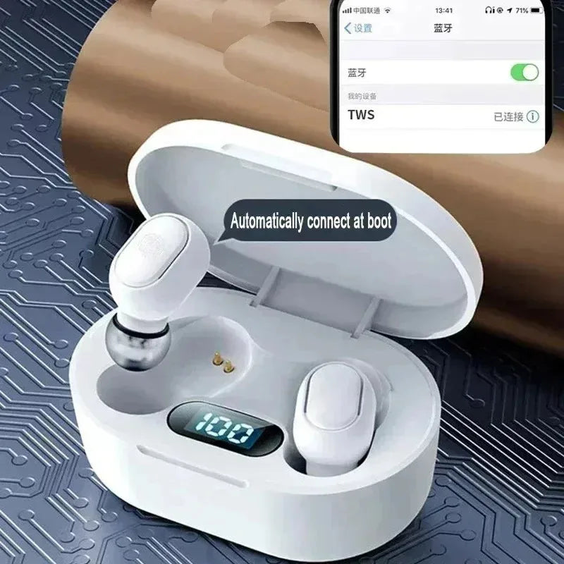 Auriculares inalámbricos Bluetooth E7S, cascos para juegos TWS E7S, auriculares deportivos con cancelación de ruido para IOS y Android