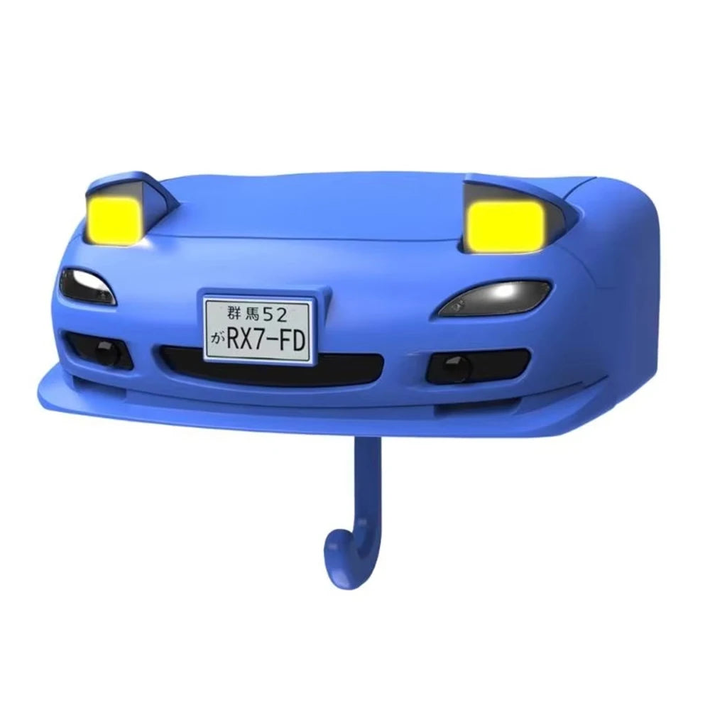 Porte-clés phare ouvert de voiture, lumière initiale, support mural, crochets pour clés, porte-clés d'entrée pratique, cintres pour clés