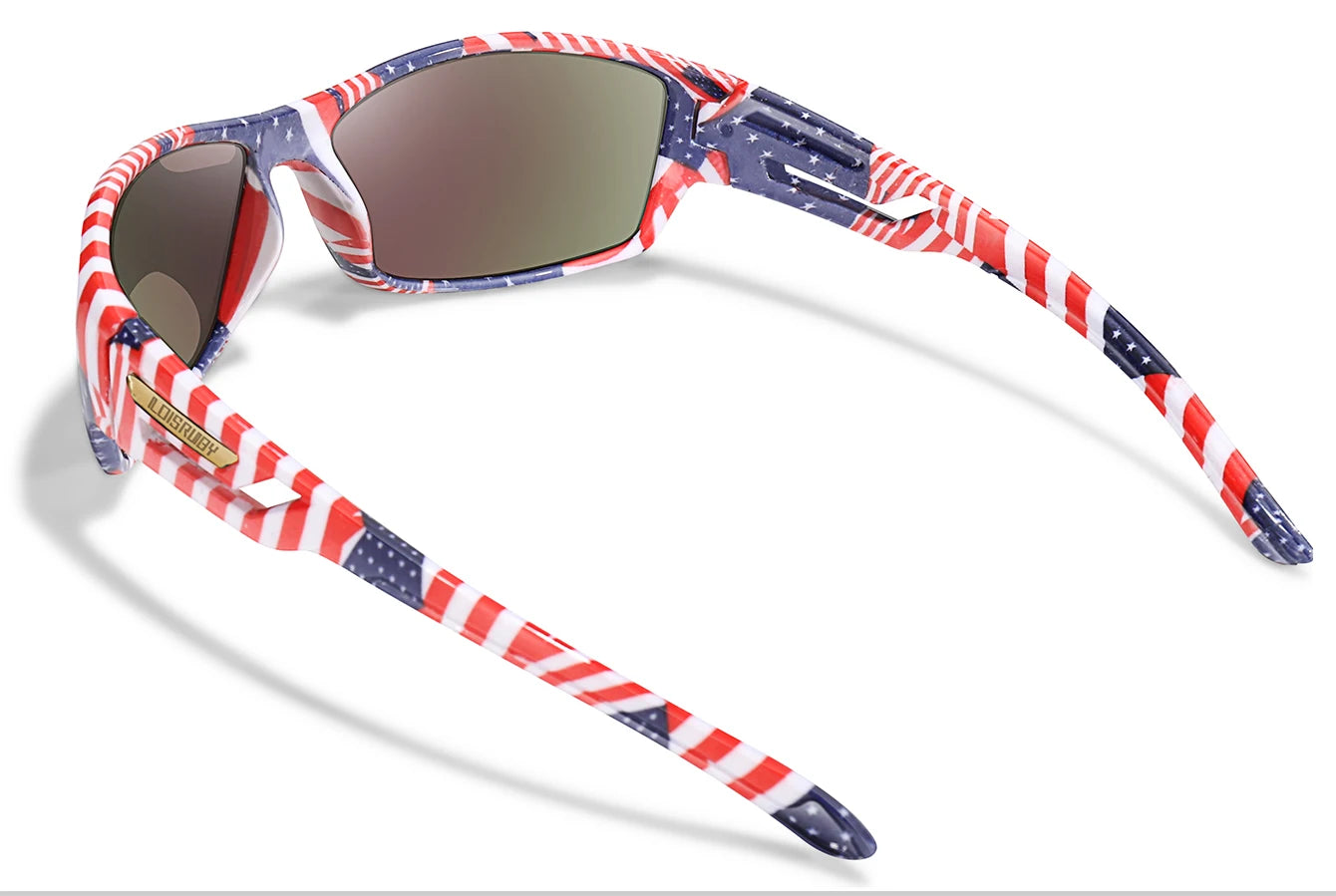 Lunettes de pêche polarisées camouflage — conduite, sports de plein air, cyclisme, course, UV400