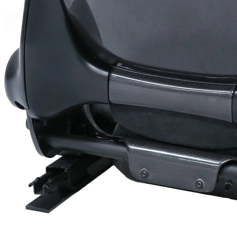 Siège de course en fibre de carbone réglable — durable, supercar, cuir