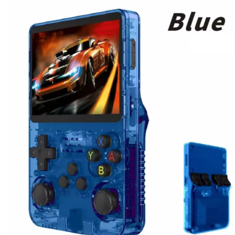 Console de jeu rétro portable 3,5" IPS — 64/128 Go, système Linux, jeux vidéo, cadeau enfants (v2)