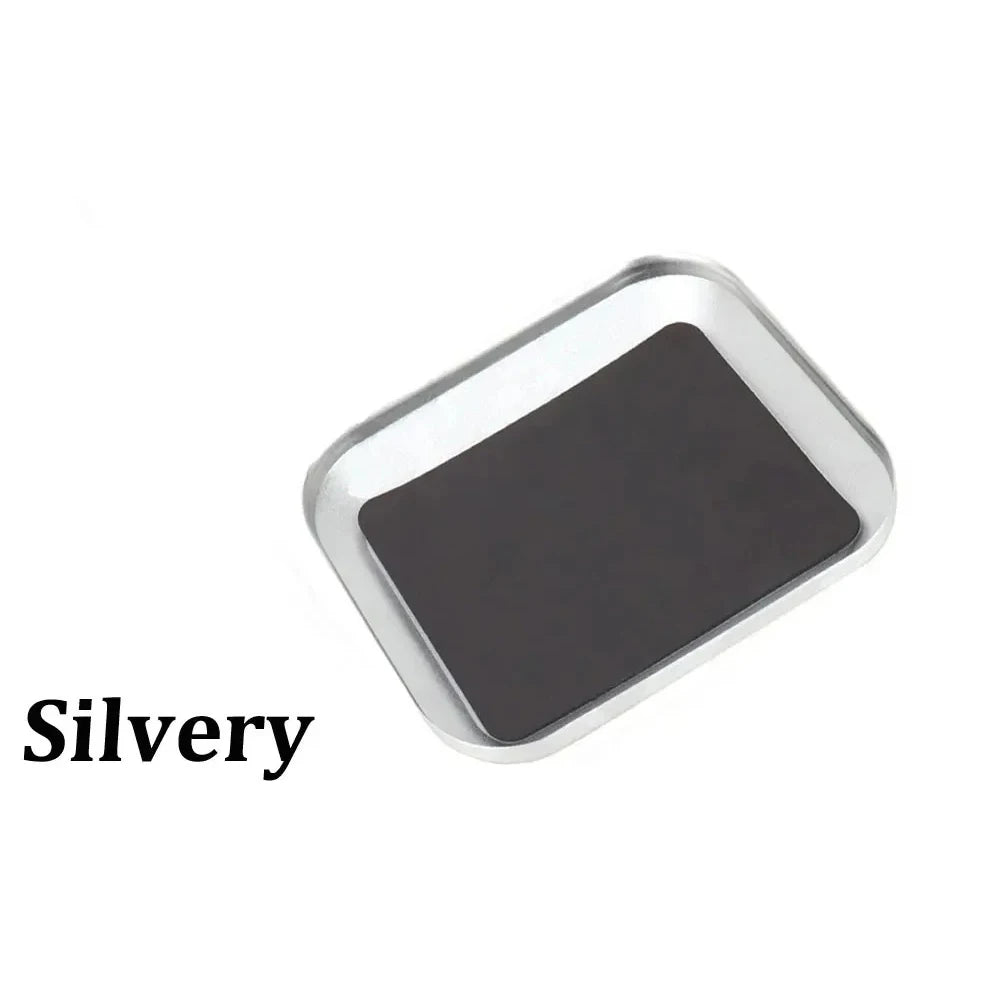 Aluminium Alloy RC Repair Tool, with Magnetic Pad, Screw Tray, Plate Storage Box for Model Airplane, Car and Boat, 1pc