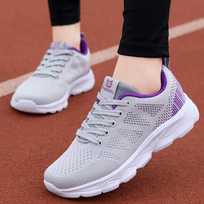Zapatillas de deporte para mujer, zapatos de moda con plataforma, zapatillas para mujer al aire libre, zapatos deportivos transpirables para mujer, zapatillas de deporte
