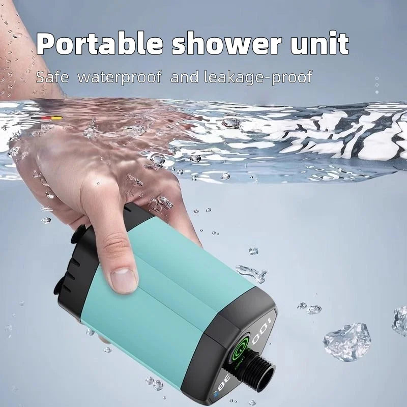 Pompe Douche Portable Rechargeable 6000 mAh — Écran LCD & 5 Modes