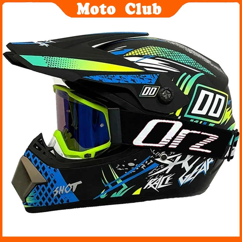 Professional Motorcycle Helmet Motocross Off-Road Protective Helmet Children's Off-Road Helmet Capacete De Motocicleta Goggles Gifts